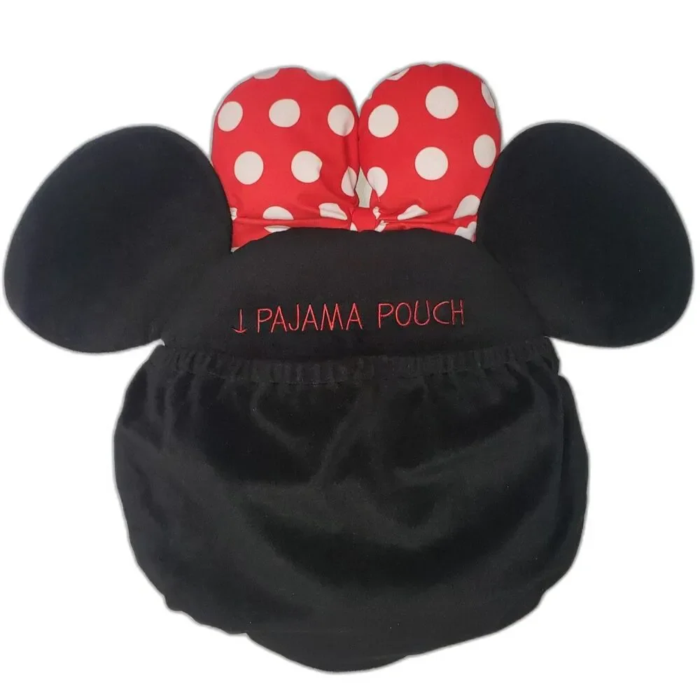 Walt Disney World Minnie Mouse Pajama Pouch Plush Extra Large XL Bed Pillow
